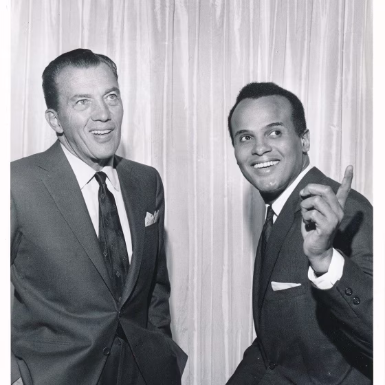 Image: Ed Sullivan and Harry Belafonte