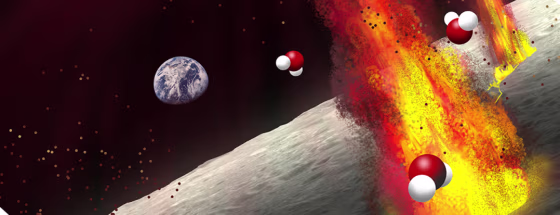 Scientists have found evidence of water deep below the lunar surface