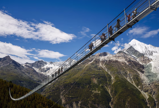 Image: World's longest pedestrian suspension bridge inaugurated