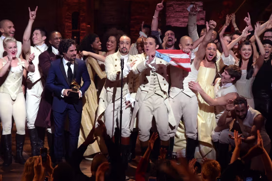 Image: The 58th GRAMMY Awards - \"Hamilton\" GRAMMY Performance