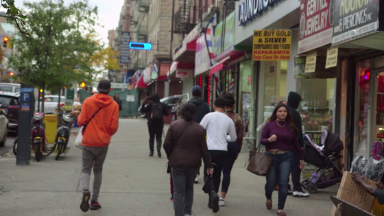 The neighborhood of Washington Heights in New York City.