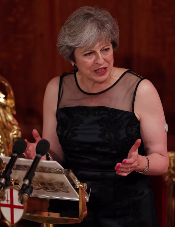 Image: Britain's Prime Minister Theresa May