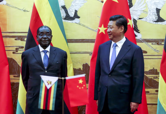 Image: Zimbabwean President Robert Mugabe Visits China