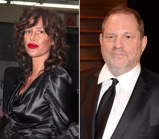 Image: Paz de la Huerta, left, and Harvey Weinstein.