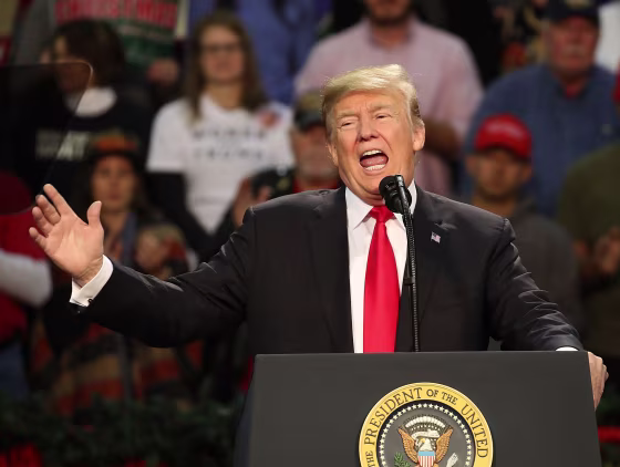 Image: President Trump Holds A Rally In Pensacola, Florida