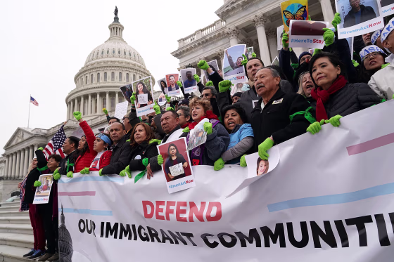 Image: Immigration Activists Protest On Capitol Hill Calling On Congress To Pass Clean Dream Act