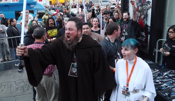 Image: Star Wars - The Last Jedi opening night