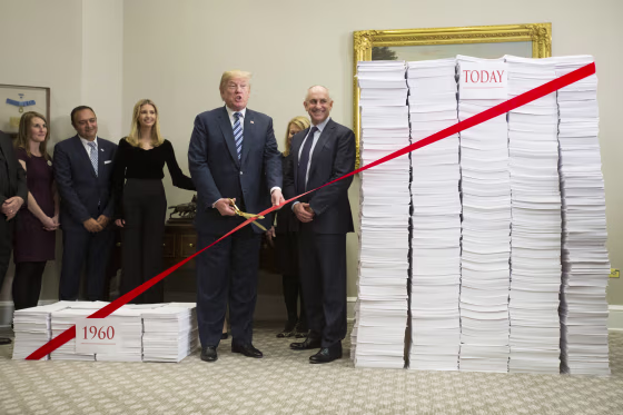 Image: White House event on deregulation