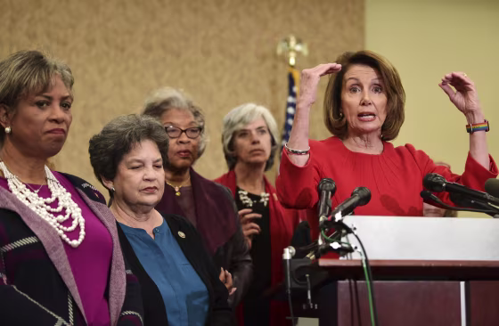 Image: Pelosi speaks on Capitol Hill about the funding for the reauthorization of the Children's Health Insurance Program