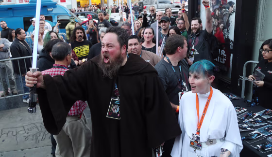 Image: Star Wars - The Last Jedi opening night