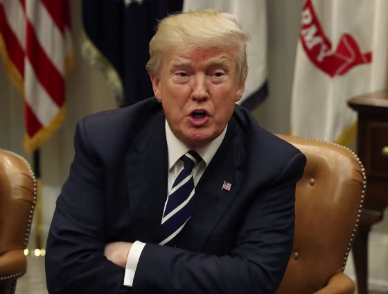Image: President Trump Holds Roundtable On Prison Reform In Roosevelt Room Of White House