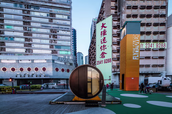 Image: OPod Tube Housing is designed using a concrete water pipe as a micro living apartment in Hong Kong