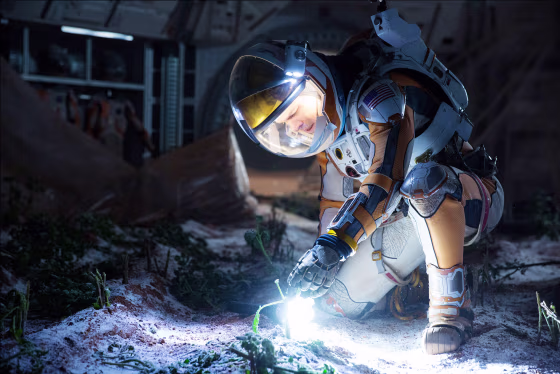 THE MARTIAN, Matt Damon, 2015. ph: Giles Keyte / TM & copyright (C) 20th Century Fox Film Corp. All