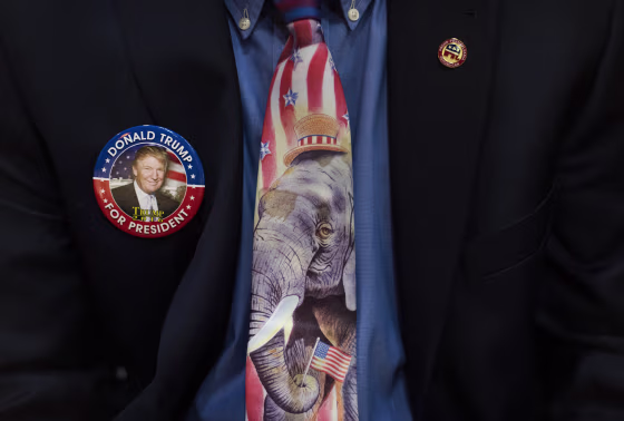 Image: Presumptive Republican Presidential Nominee Donald Trump Gives Speech On American Economic Independence