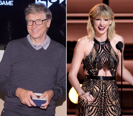 Image: Bill Gates and Taylor Swift