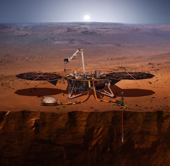 Image: InSight lander on Mars