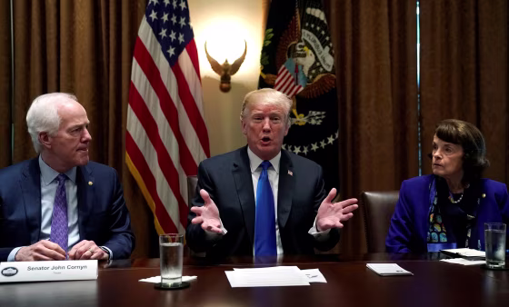 Image: Trump holds a meeting about school and community safety