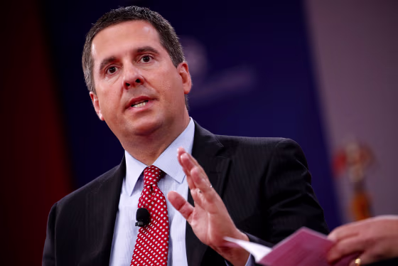 Image: House Intelligence Committee Chairman Devin Nunes (R-CA) speaks at the Conservative Political Action Conference (CPAC) at National Harbor, Maryland
