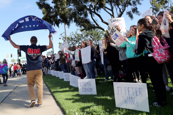 Image: National School Walkout in Redondo Beach, California