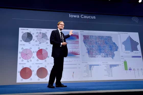 Image: CEO of Cambridge Analytica Alexander Nix speaks at the 2016 Concordia Summit - Day 1 at the Grand Hyatt New York on Sep. 19, 2016 in New York City.