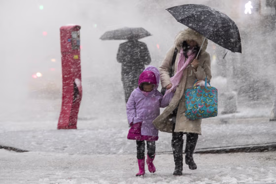 Image: Nor'easter Weather Scene