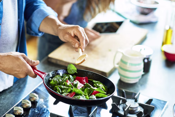 Image: Cooking vegetables