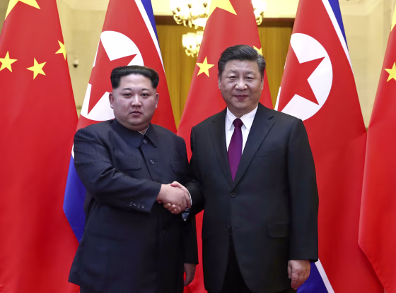 Image: Xi Jingping,Kim Jong Un