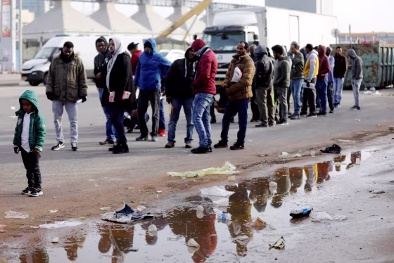 Image: African migrants