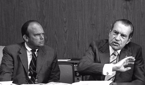Image: President Richard Nixon and John D. Ehrlichman in 1972
