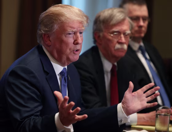 Image: President Trump Gets Briefed By Senior Military Leadership At White House