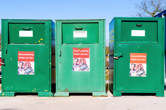 Image: Charity collection of clothes