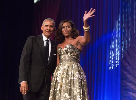 Image: Barack and Michelle Obama