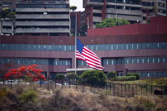 Image: The U.S. embassy in Caracas