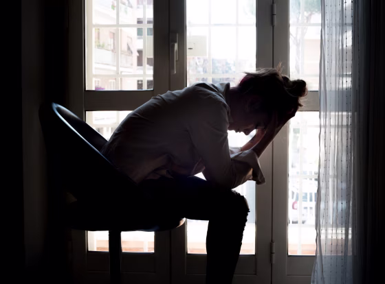 Image: Stressed woman