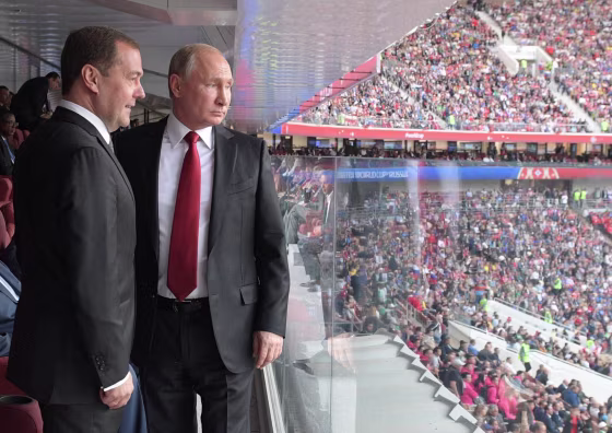 Image: Group A Russia vs Saudi Arabia