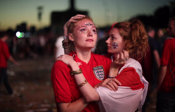 Image: England fans