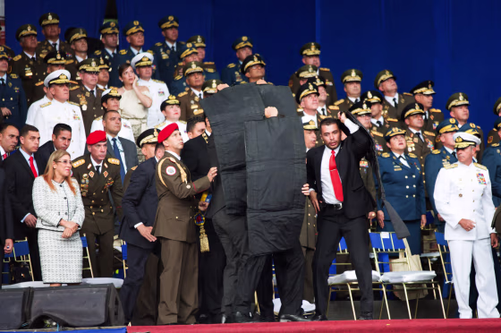 Image: Assassination Attempt On Venezuelan President