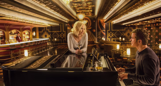 Image: PASSENGERS, from left, Jennifer Lawrence, Chris Pratt, 2016. ph: Jaimie Trueblood. (C)Columbia