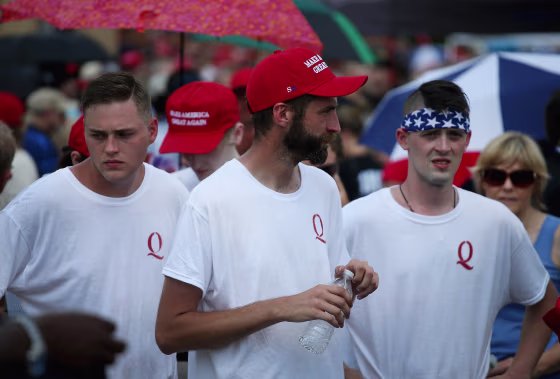 Image: Trump supporters attend a rally in Lewis Center, Ohio