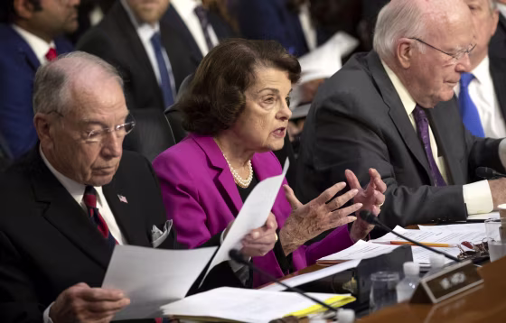 Image: Dianne Feinstein, Chuck Grassley, Patrick Leahy