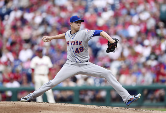 Image: New York Mets starting pitcher Jacob deGrom