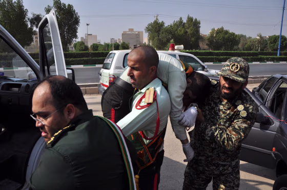 Image: Iran military prade terror attack