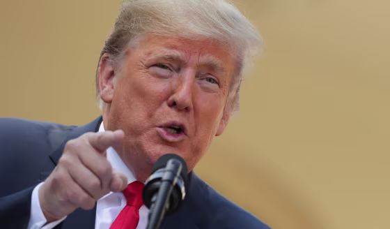Image: President Trump Holds News Conference To Discuss New US-Mexico-Canada Trade Deal