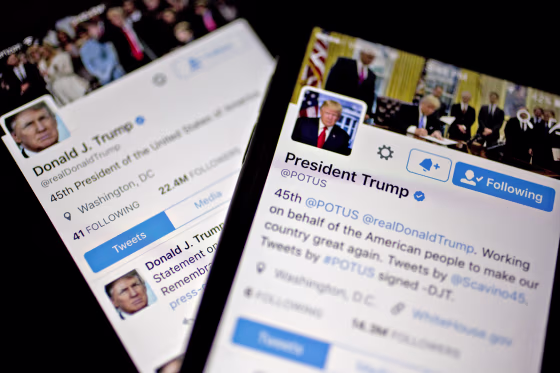 Image: Trump's Twitter Accounts