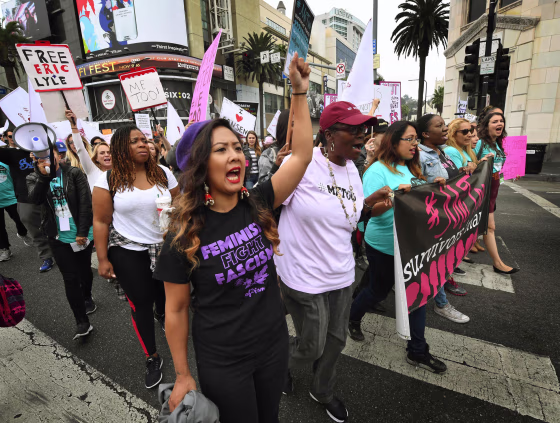 Image: MeToo march