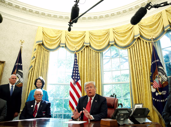 Trump said the U.S. had not sent the FBI to Turkey to investigate Khashoggi's disappearance because he is not an American citizen.