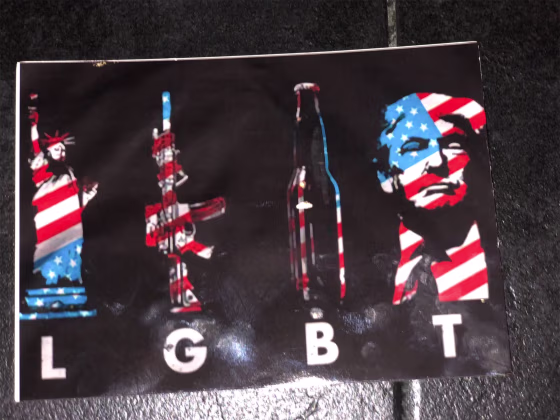 Image: antigay LGBT flyers being sent to gay bars in Nashville