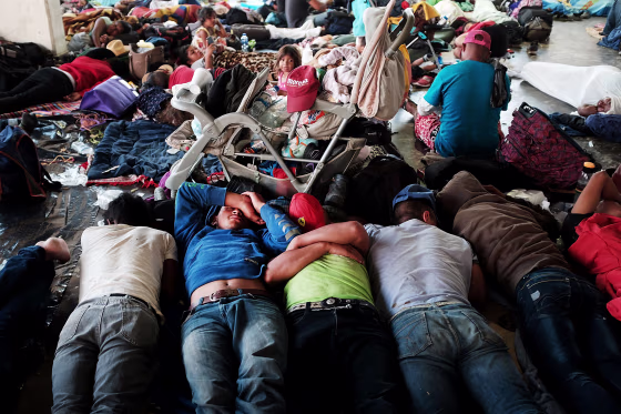 Image: Thousands Of Hondurans In Migrant Caravan Continue March Through Mexico