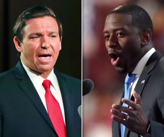 Image: Ron DeSantis, Andrew Gillum