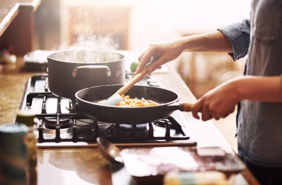 Image: Preparing meal